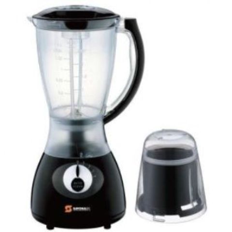 2 in 1 Blender with Grating Machine – 2 Litres – Black
