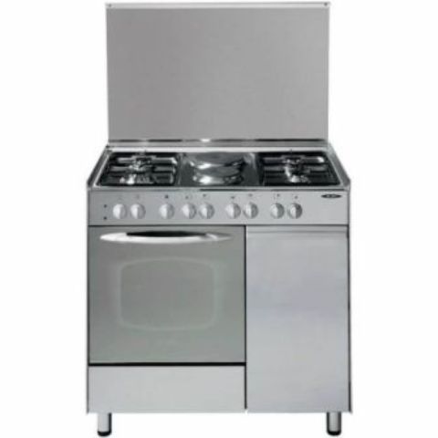 Ramtons 4 Gas+ 2 Electric + Gas Compartment Stainless Steel Elba Cooker- Eb/165