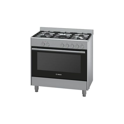 Bosch HSB734357Z Cooker 5 Gas, 90CM, Electric Oven - Silver