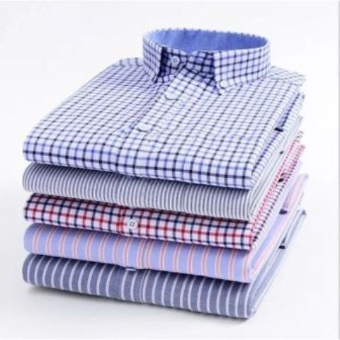 Fashion 5Pcs Official Shirt Long Sleeve Cotton Slim Fit