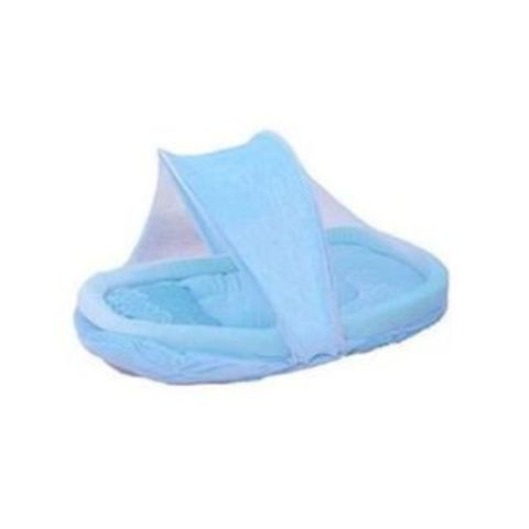 Folding Travel Infant Baby Nest - Baby blue
