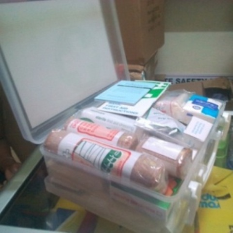 Medium Clear First Aid Kit