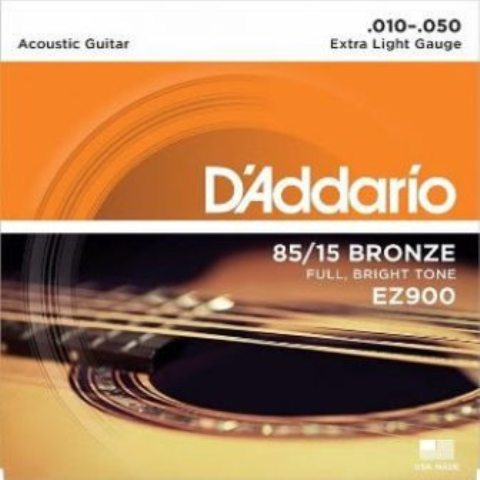 D’Addario EZ900 85/15 Bronze Great American Extra Light Acoustic Guitar Strings