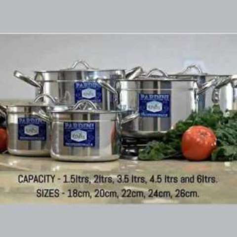 10pcs set Aluminium Pardini cooking pots