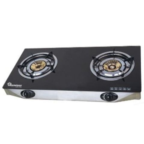 Ramtons Gas Cooker 2 Burner Super Slim Ceramic Top- RG/537