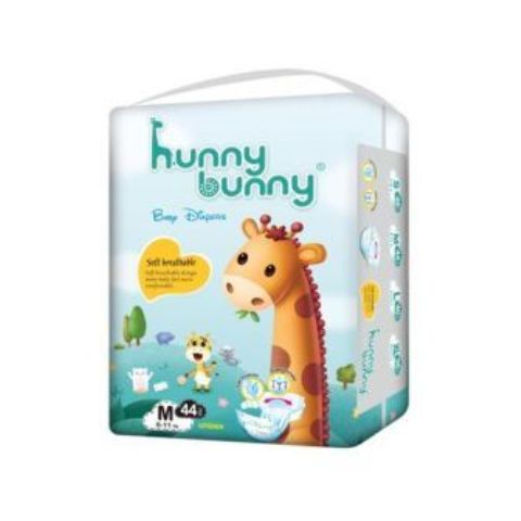 Hunny Bunny Baby Diapers Medium (6-11 Kg) 44 Pieces