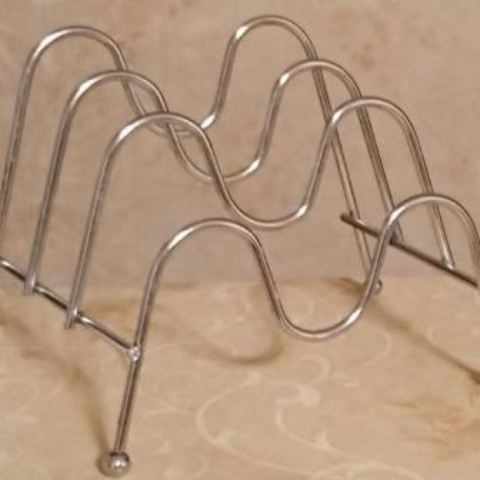 Stainless steel plate stand