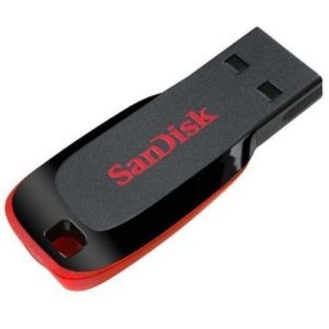 16GB Cruzer Blade Flash Drive – Black+Red