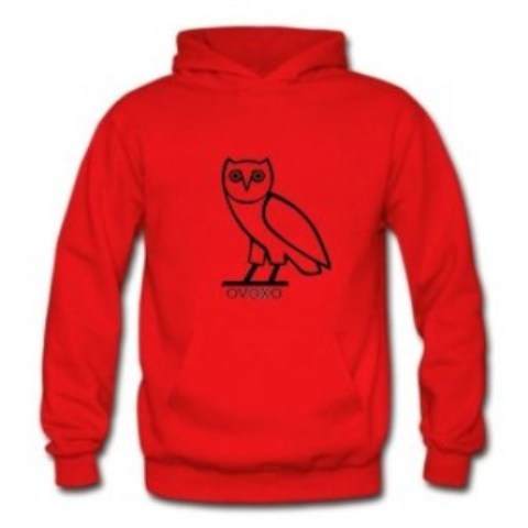 Red ovoxo hoodie