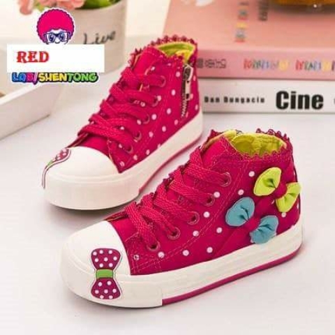 Girl's Canvas /Rubber Shoes