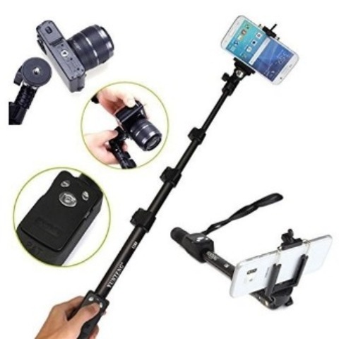 Selfie Stick 1288 With Bluetooth Shutter Remote