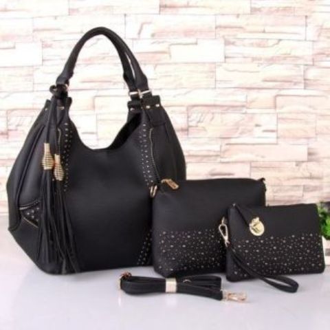 Generic Lady Handbags 3 in 1(design may vary)