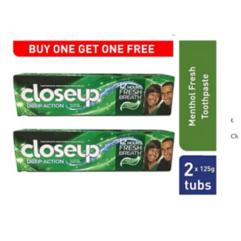 Close Up Menthol+ Menthol 125g