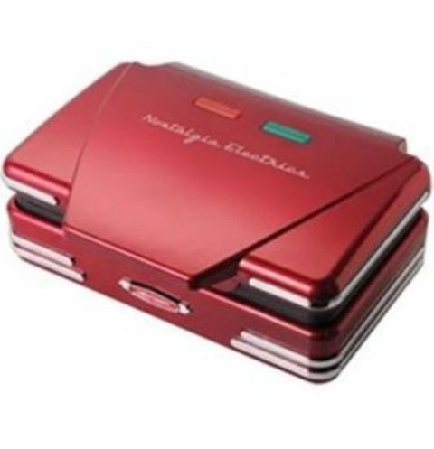 Nostalgia RWM200RR 50's Style Belgian Retro Waffle Maker - Red