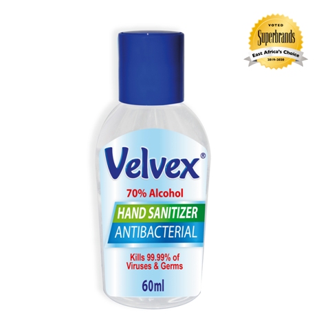 Velvex Hand Sanitizer Gel 60ml Tray