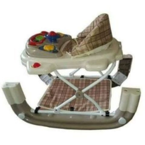 Convertible 2 in 1 Baby Walker/Rocker - Multicolor