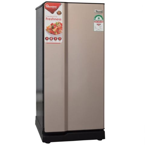 Ramstons 170 Litres Single Door Direct Cool Fridge, Champagne- Rf/221