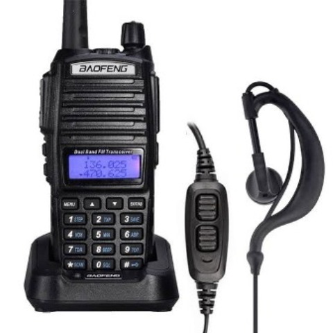 2 pieces BaoFeng UV-82C Dual-Band 136-174/400-520 MHz FM Ham Two-Way Radio,