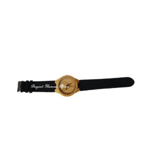 Unisex watch  Wooden with leather band