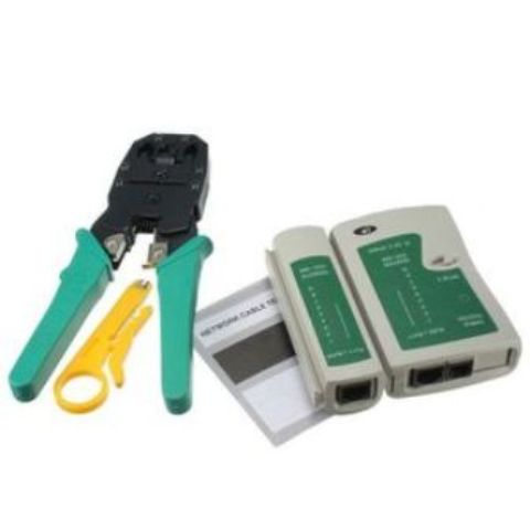RJ45 RJ11 RJ12 CAT5 LAN Network Tool Kit Cable Tester Crimp Crimper Plier