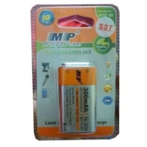 Multiple Power Rechargeable Battery - MP 9V - 300mAh