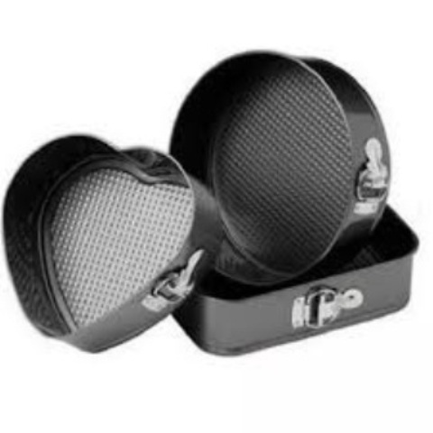 3 In 1 Non-stick Cake Baking Molds Pans – Black