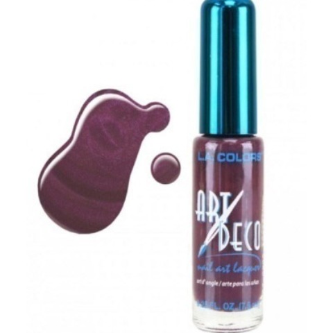 La Colors Art Deco Nail Art Polish Magenta CNA922