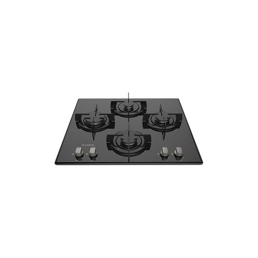 Ariston DD642/A Built In Hob 4 Gas, Enamel Grid, 60CM - Ice