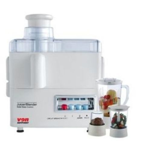 Von VSJF46PSW Juicer 4 IN 1, 500W - White