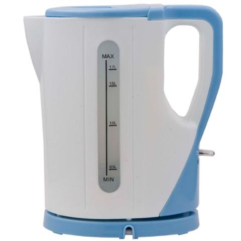 Ramtons Cordless Electric Kettle 1.7 Liters White And Blue- RM/325
