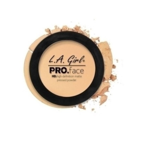 La Girl  Hp Pro Face Pressed Powder Creamy Natural -GPP604
