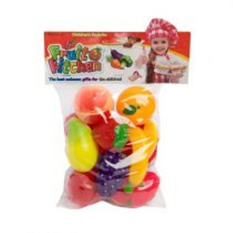 10PCs Kids Pretend Fruit Set