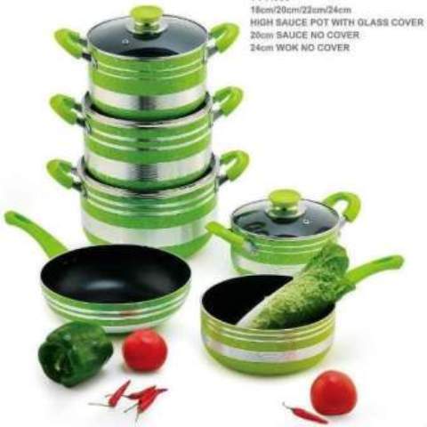 10pieces non-stick sufurias