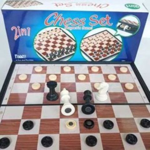 Chess Bag Magnetized 2 In 1 Chess Set . Chess And Checkers