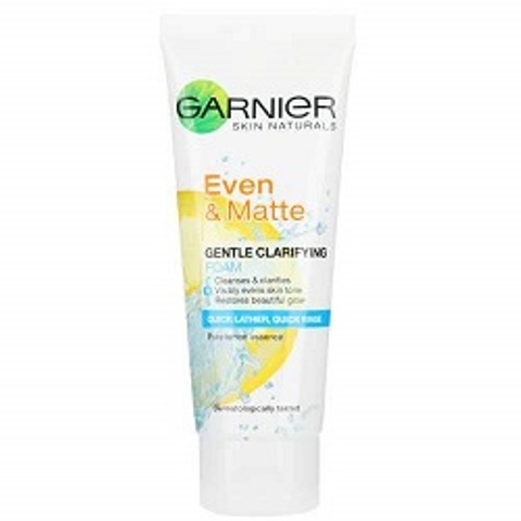 Garnier Even & Matte Gentle Clarifying Foam 100 Ml
