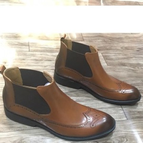 Classic Men Leather Ankle Boots