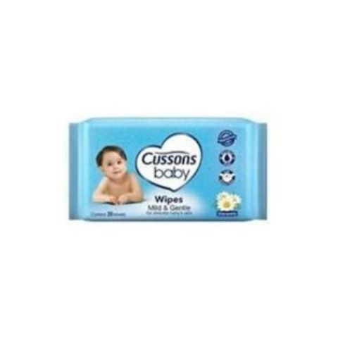 Cussons Baby Wipes Mild & Gentle 50 Pieces