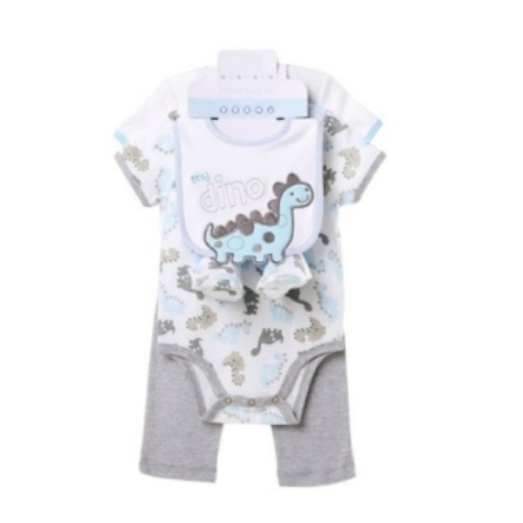 Boys Short Sleeved Tops & Pants 5 Piece Set - My Dino