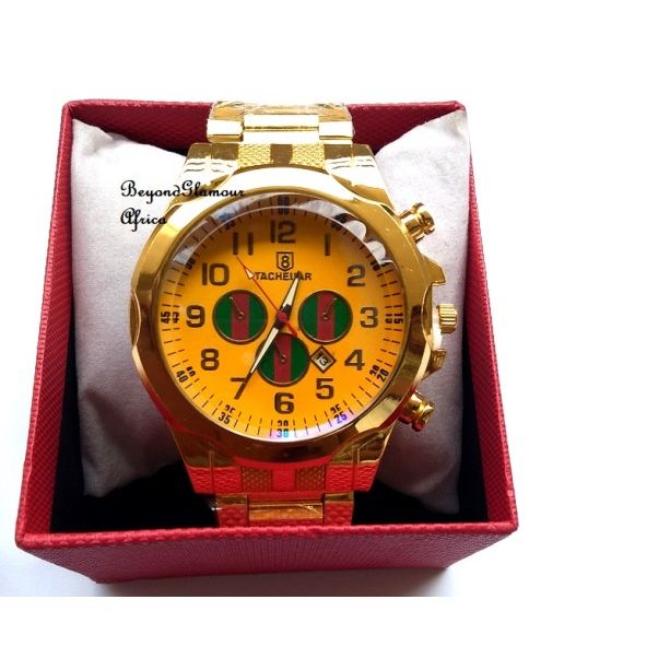 Gold Tone Luxury Dress watch