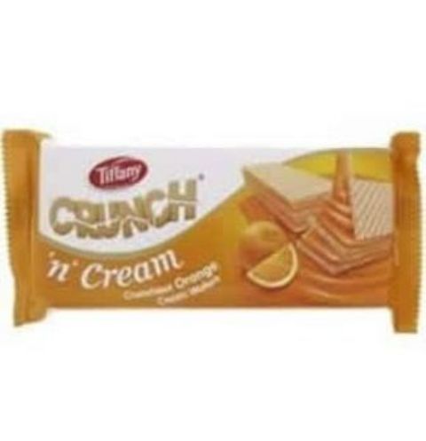 Tiffany Cream Wafers Orange 76g