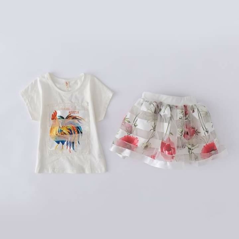 Girls tutu and Tshirt set