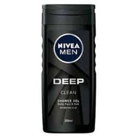 Nivea Men Deep Shower Gel 500 Ml