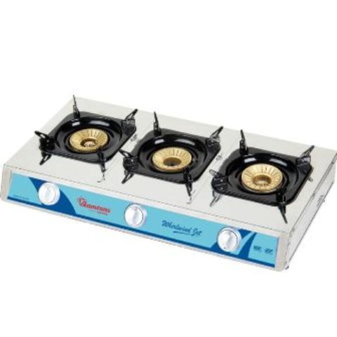 Ramtons Gas Cooker 3 Burner Stainless Steel- RG/530