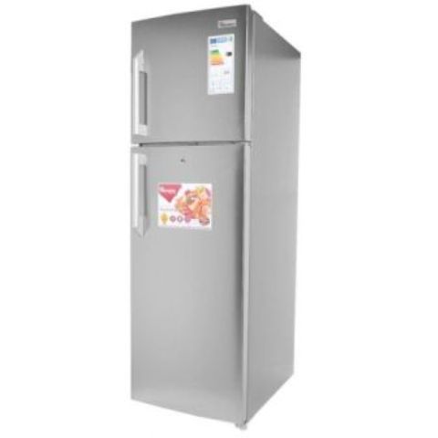 Ramtons 344 Litres Double Door No Frost Fridge, Silver- Rf/293