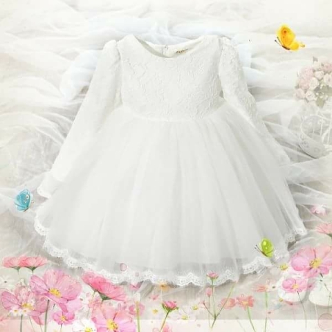 Girl's long sleeve dress