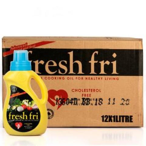 Fresh Fri Cooking Oil 1ltr x 12 - Carton