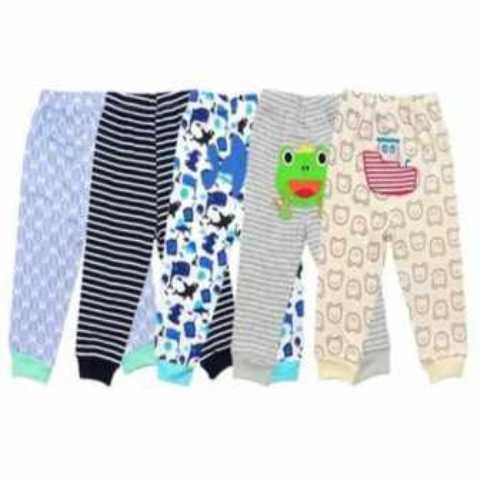 Carters 5 Pack Assorted Cotton Baby Boy Pants In Different Colors
