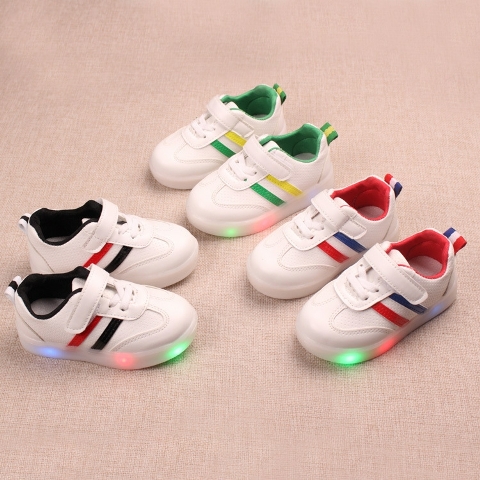 Unisex kids led shoes