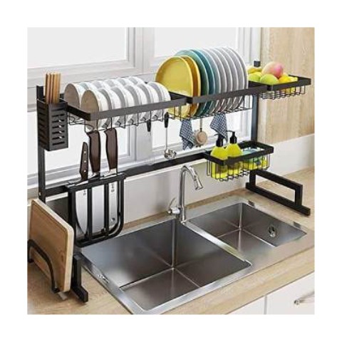 Over the sink dish rack