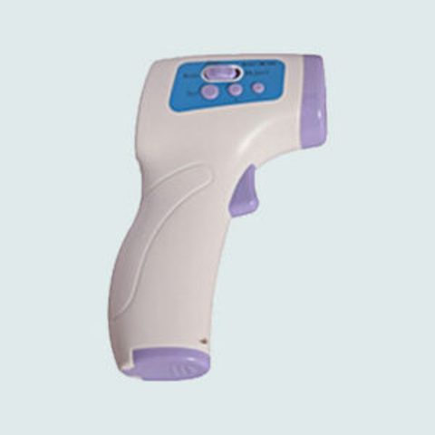 Generic Non Contact Infrared Thermometer LCD Display IR Diagnostic – White